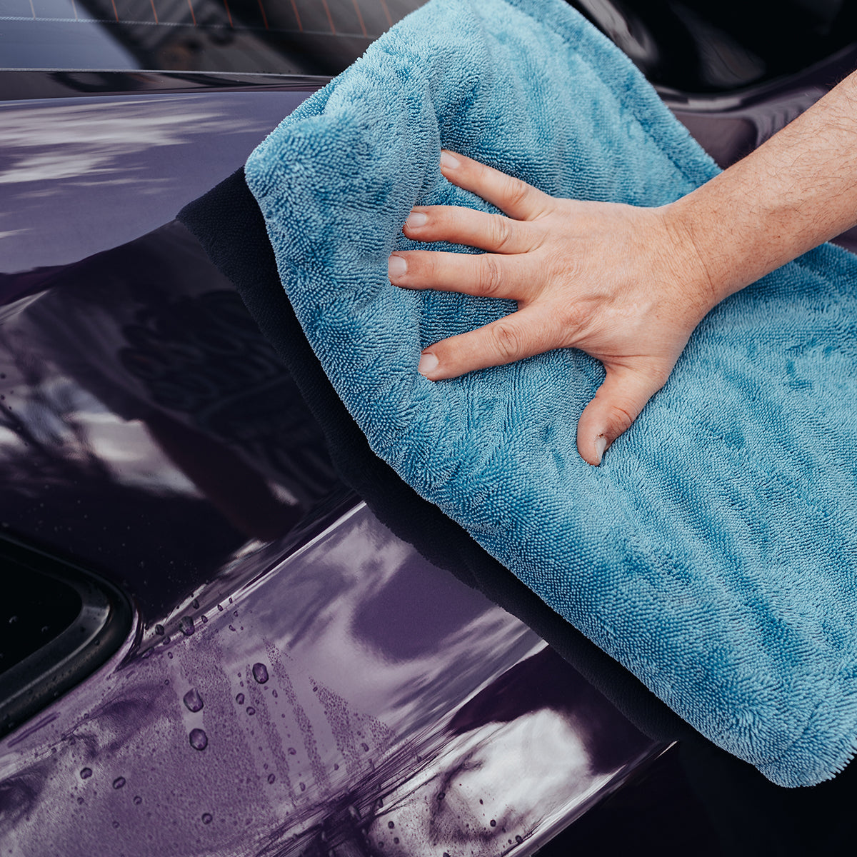 Dry Hard - double-sided twisted-loop microfibre drying towel 60x90cm 1100gsm HS 6307109090