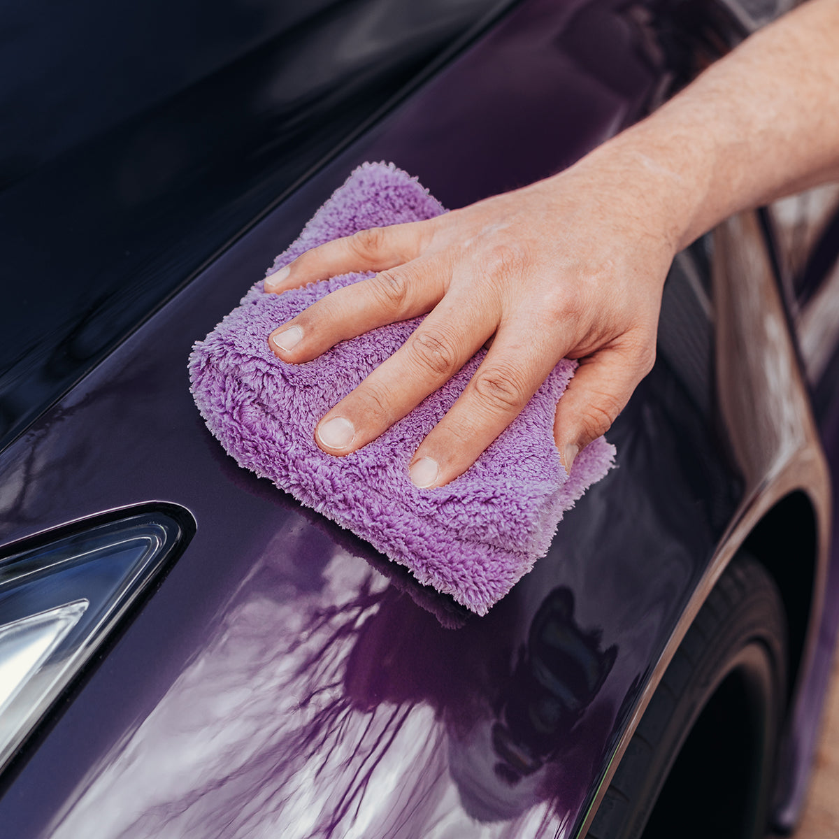 Royal Plush - extra-soft buffing cloth - plush edgeless microfibre 30x30cm 475gsm HS 6307109090