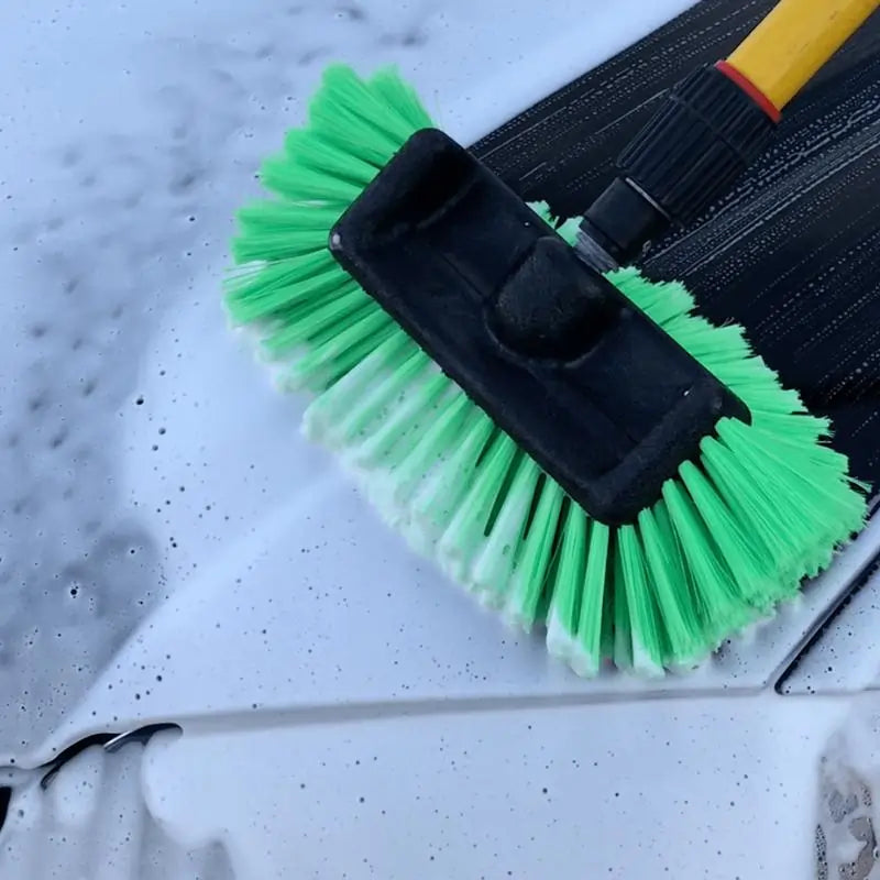 Triple sided synthetic brush head