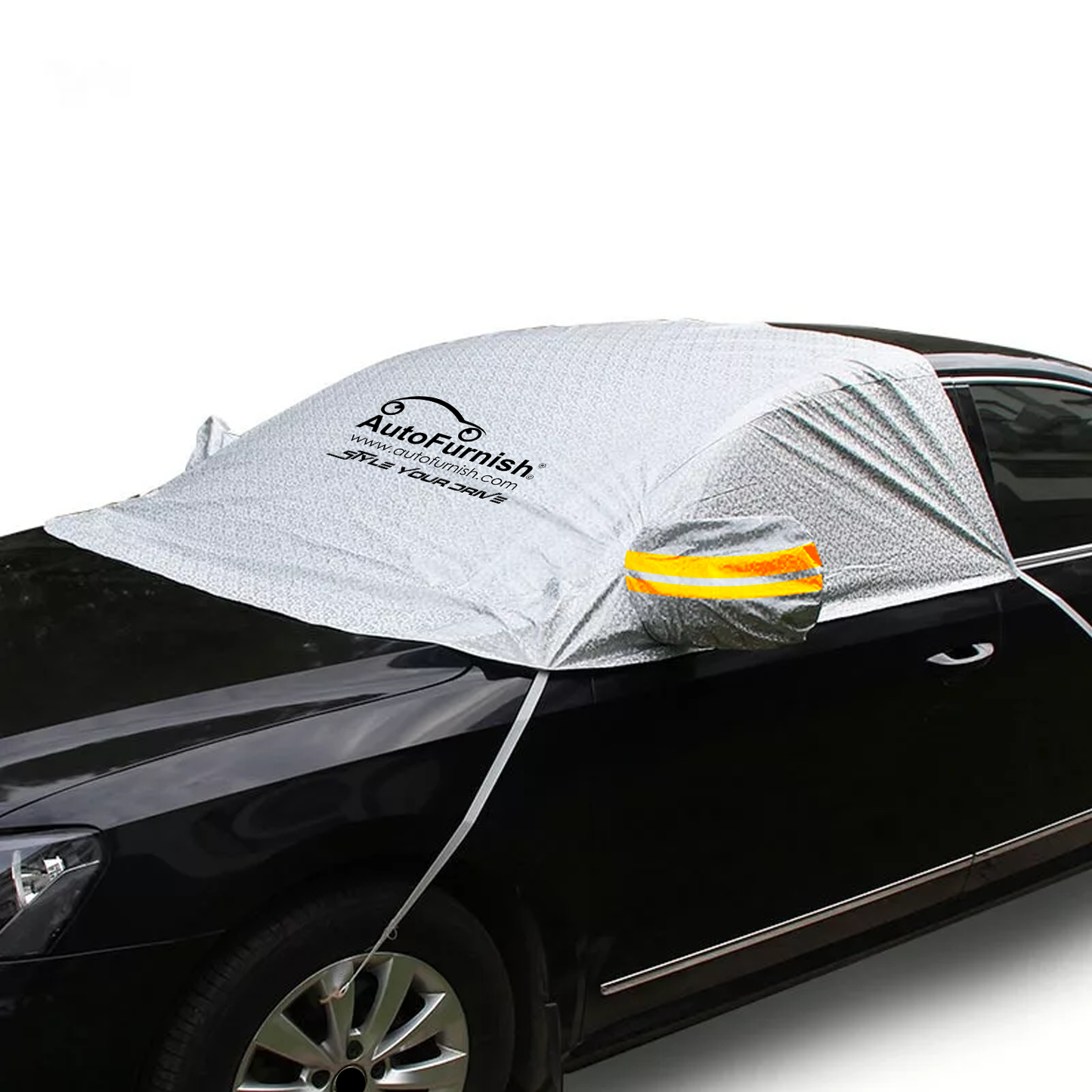 Autofurnish Aero Car Windshield Cover Frost Dust Shield Car Window Protector Waterproof Heat Resistant Universal Size