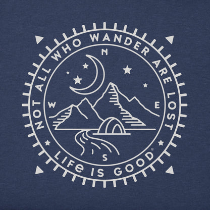 Men's Wander Compass Camp Simply True Fleece Hoodie