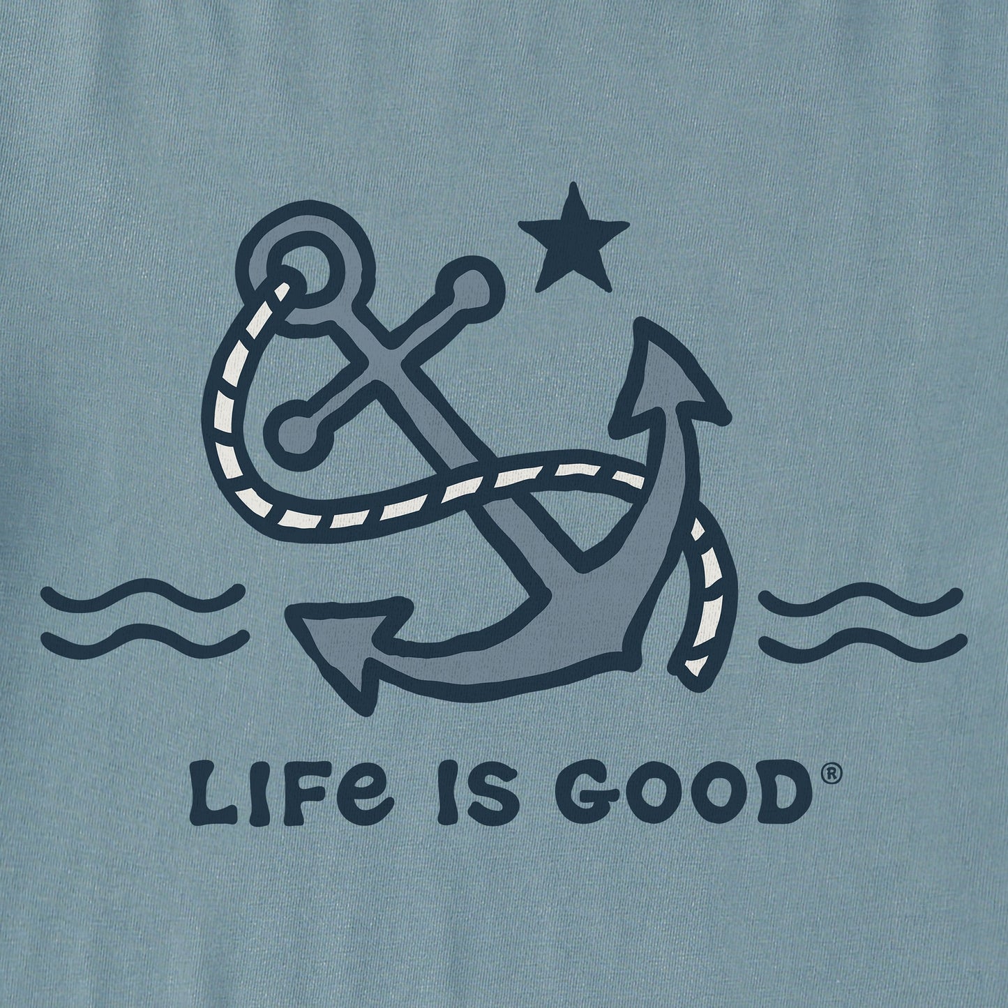 Men's Anchor Wave Short Sleeve Crusher Tee