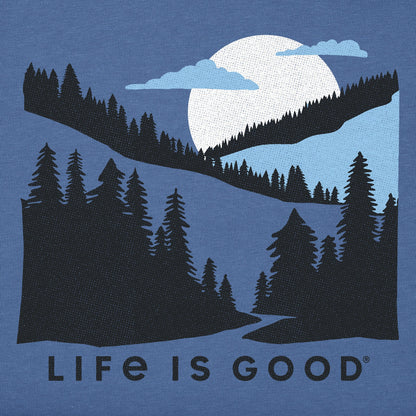 Women's Hillside Sunset Long Sleeve Crusher Tee