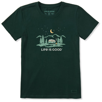 Women's Camper in the Mountains Short Sleeve Crusher Tee