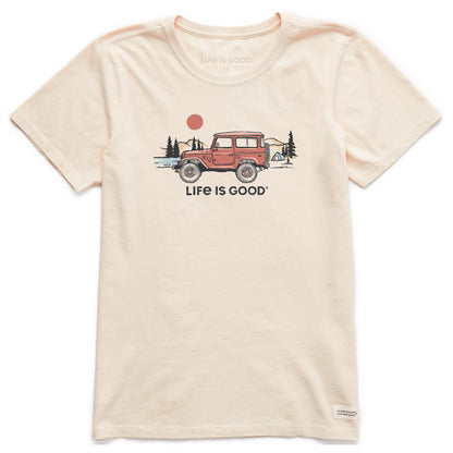 Women's Off Road Mountains Short Sleeve Crusher Tee