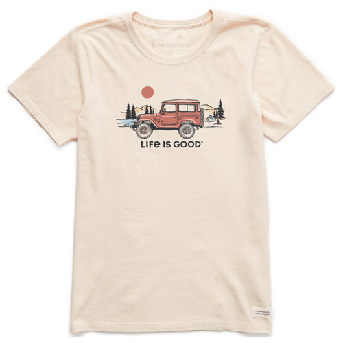 Women's Off Road Mountains Short Sleeve Crusher Tee