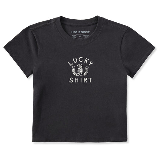 Women's Lucky Horseshoe Shirt Crusher-LITE Shrunken Tee